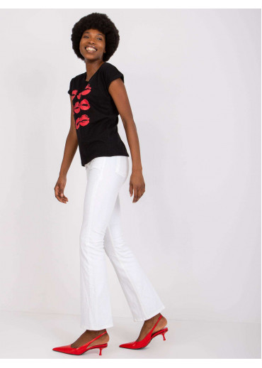 Čierne tričko Kiss