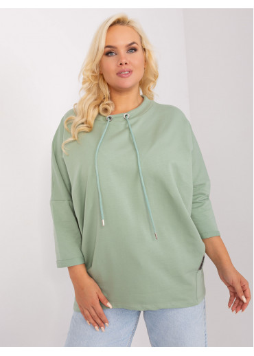 Béžovo hnedé tričko s 3/4 rukávom