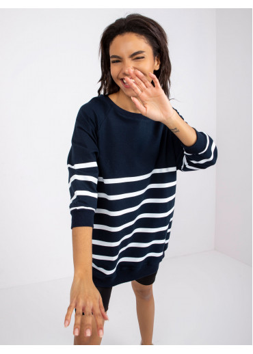 Modrá dámska mikina