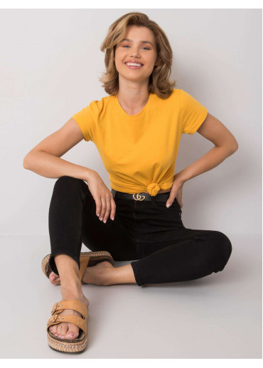 Žlté basic tričko