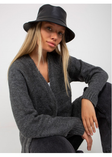 Tmavosivý kardigán