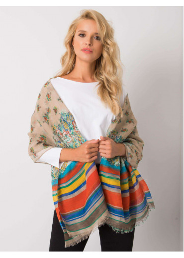 Béžovo hnedá šatka