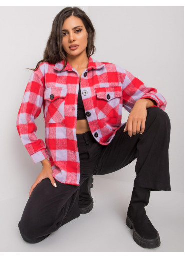 Červená károvaná košeľa
