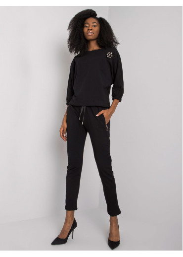 Čierna tepláková súprava