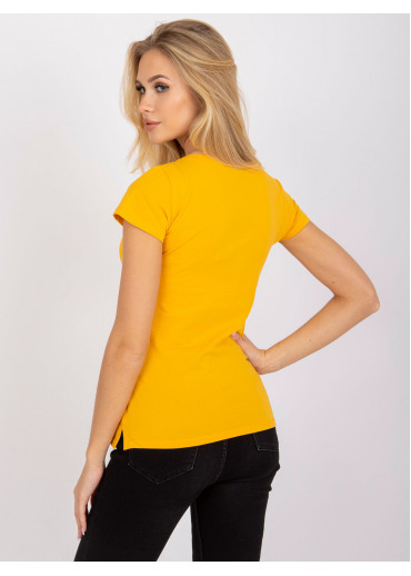 Žlté basic tričko
