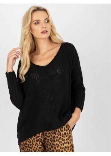 Čierny pulóver