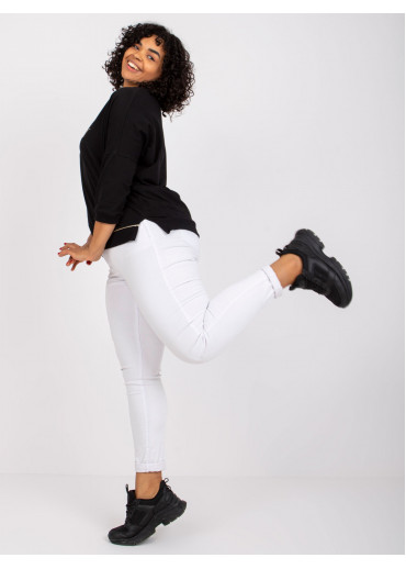 Čierne tričko s 3/4 rukávom