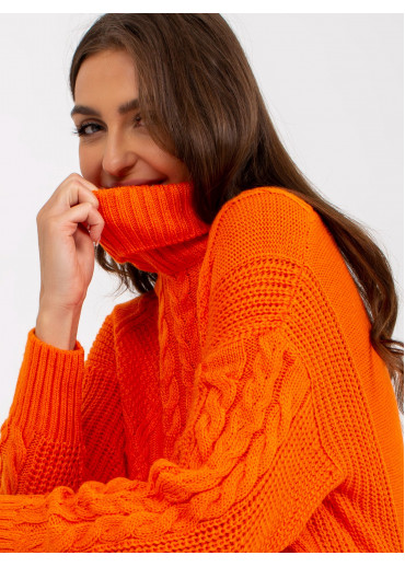 Oranžový dlhý rolák