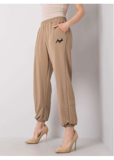 Béžovo hnedé tepláky