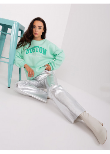 Svetlozelená mikina