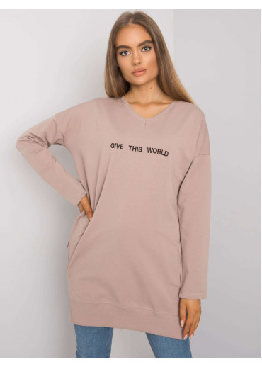 Béžovo hnedá tunika