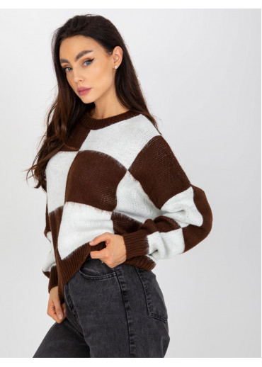 Karamelovo hnedý pulóver