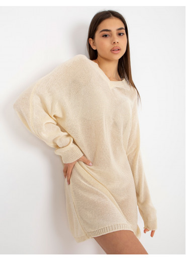 Béžovo hnedý pulóver