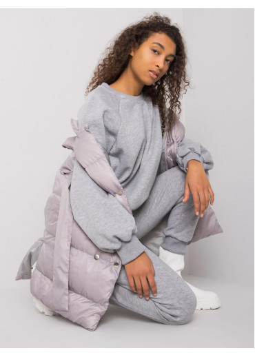 Sivý teplákový komplet