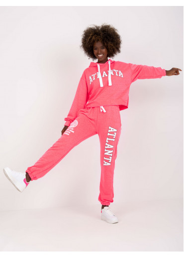 Neónovo ružová tepláková súprava