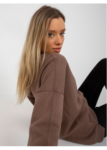 Hnedá dámska mikina