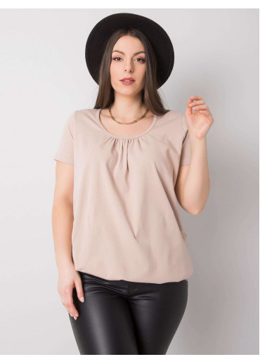 Béžovo hnedé tričko