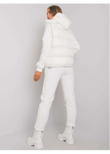 Biela tepláková súprava s vestou