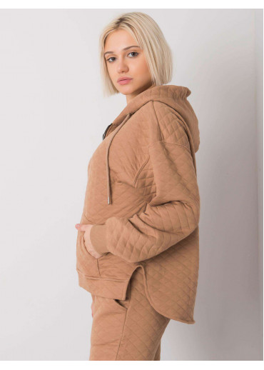 Hnedá mikina s kapucňou