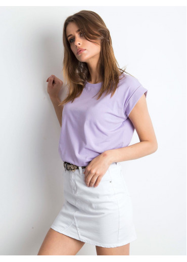 Fialové basic tričko