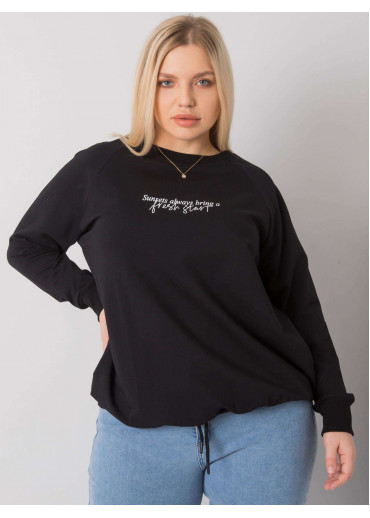 Čierna one size basic mikina