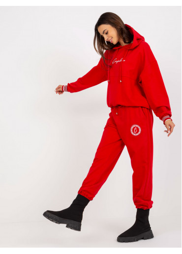 Červená tepláková súprava