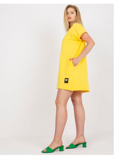 Žlté predĺžené tričko