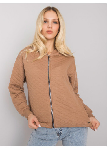 Hnedá mikina s kapucňou