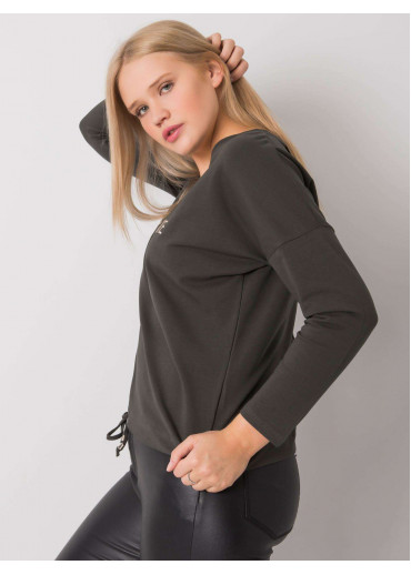 Khaki zelené one size tričko