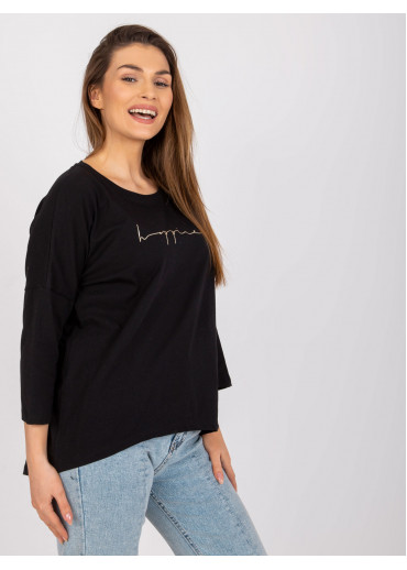Čierne tričko s potlačou