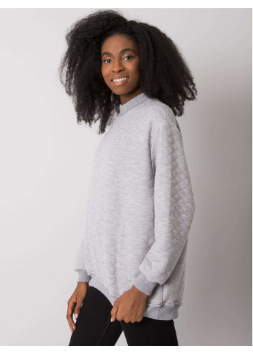 Sivá dámska mikina