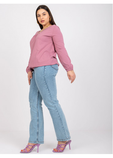 Tmavopúdrovo ružové tričko