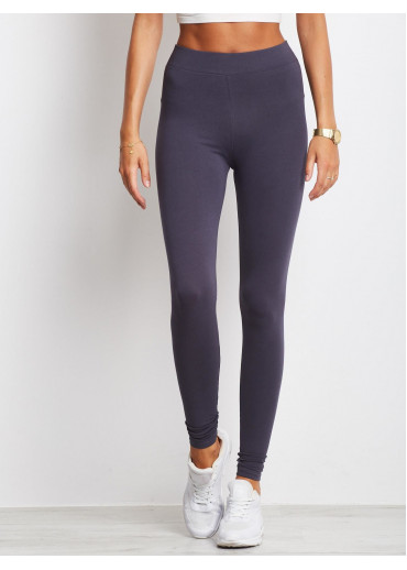 Grafitovo sivá legíny