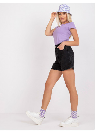 Fialové basic tričko