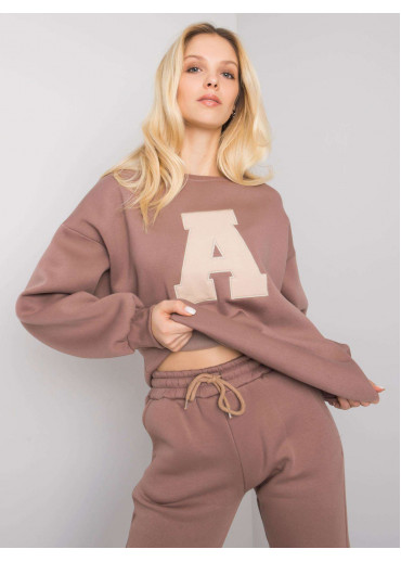 Hnedá tepláková súprava