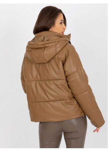 Hnedá krátka bunda