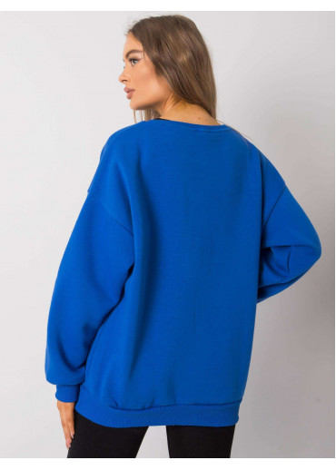 Svetlomodrá mikina s nášivkou