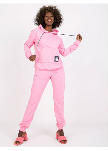 Púdrovo ružová tepláková súprava