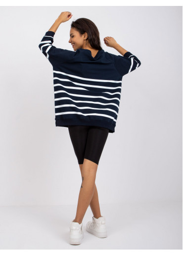 Modrá dámska mikina