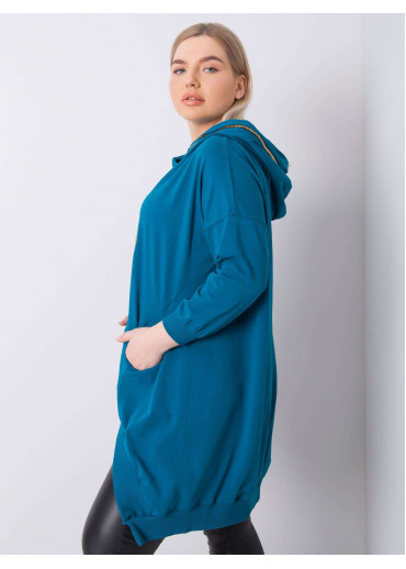 Zelená mikina s kapucňou