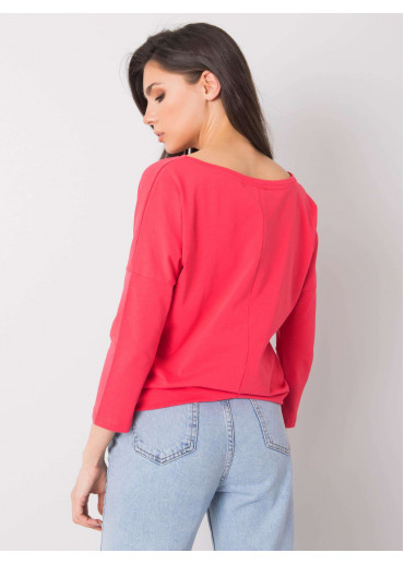 Koralovo ružové tričko s 3/4 rukávom