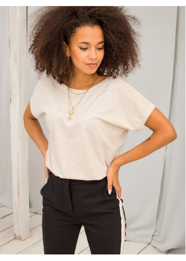 Béžovo hnedé tričko