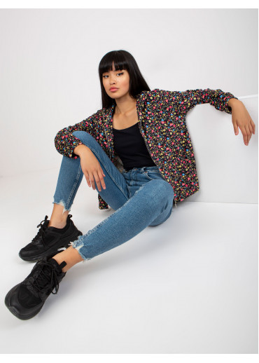 Viacfarebná mikina s kapucňou