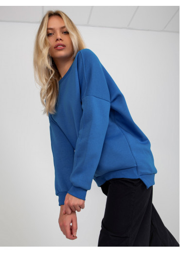 Modrá dámska mikina