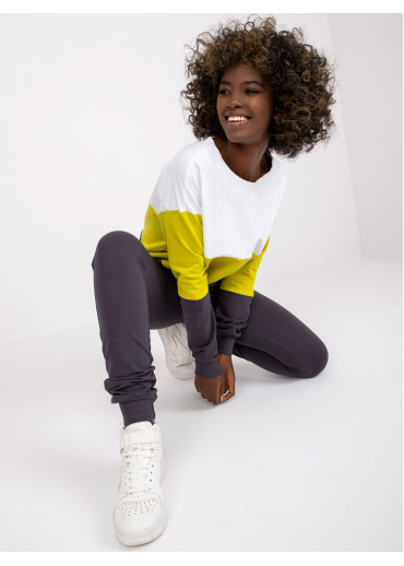 Neónová zelená tepláková súprava