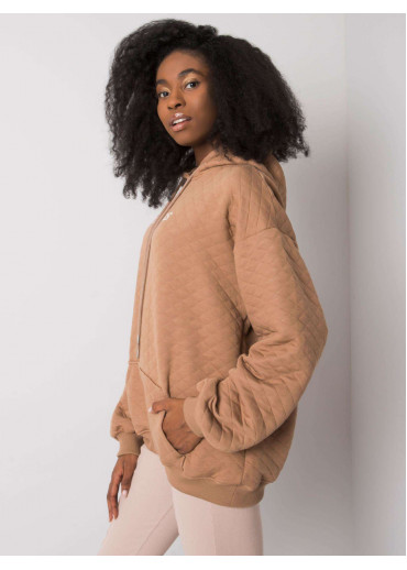 Hnedá mikina s kapucňou