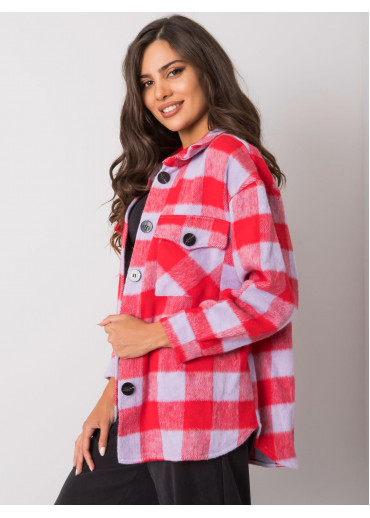 Červená károvaná košeľa