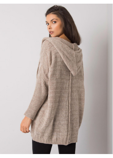Béžovo hnedý sveter