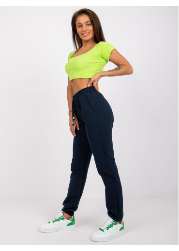 Tmavomodré basic tepláky