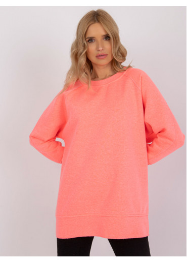 Neónovo ružová oversize mikina